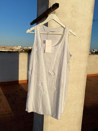 vestido Zara blanco