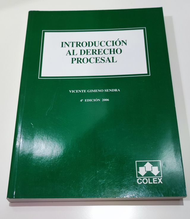 Introducción al derecho procesal