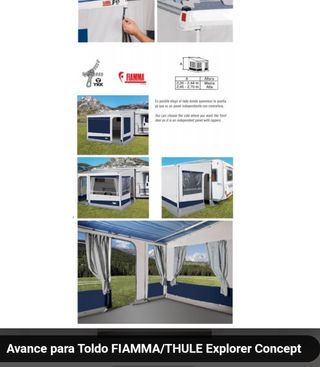 Avance caravana Leinwand Explorer Concept 4,5x2,5