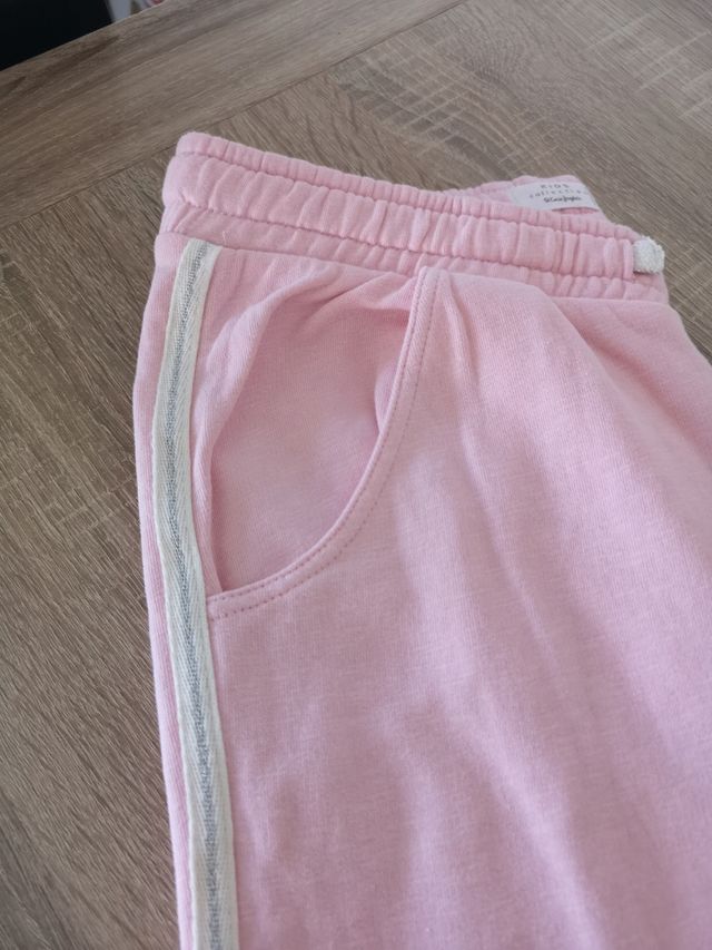 pantalón largo de algodón de niña talla XS 