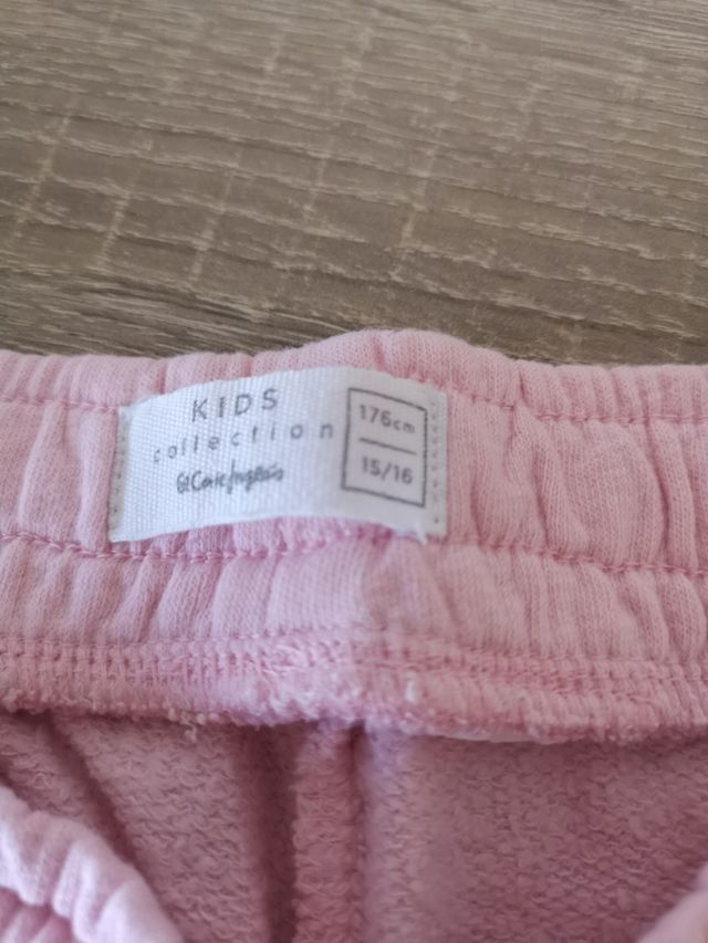 pantalón largo de algodón de niña talla XS 