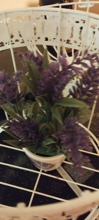 vendo jaulas con macetas y plantas artificiales