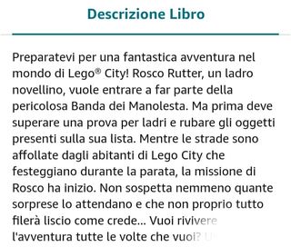 libro Lego il furfante mascherato