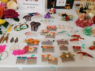 Complementos de flamenca artesanos.