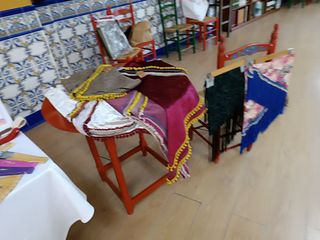 Complementos de flamenca artesanos.