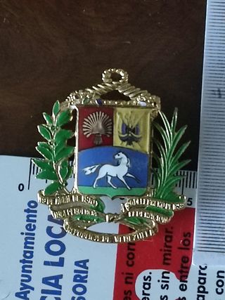 Insignia Placa Venezuela distintivo policía 