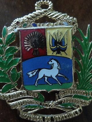 Insignia Placa Venezuela distintivo policía 