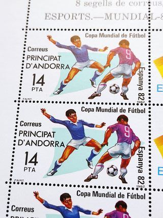 Sellos de Andorra Mundial ´82