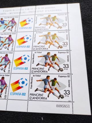 Sellos de Andorra Mundial ´82