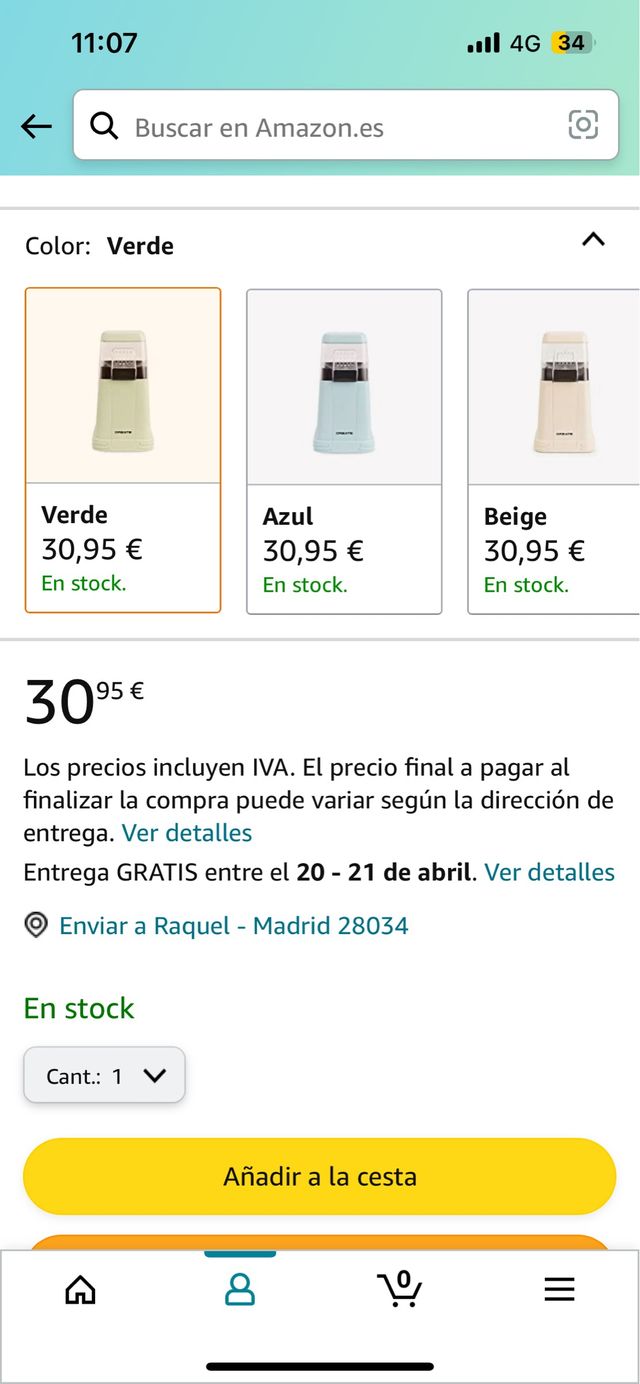 Máquina de palomitas CREATE