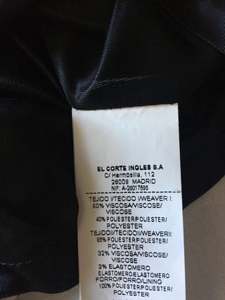 Minifalda tablas Fórmula Joven. El Corte Inglés