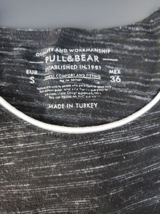 Camiseta manga corta. Vintage. T-S