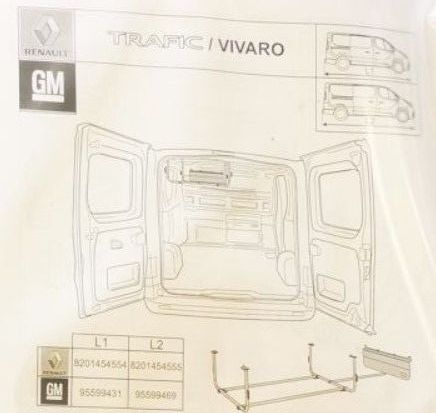 Porta Equipaje Trasero Renault Traffic III Opel Vi