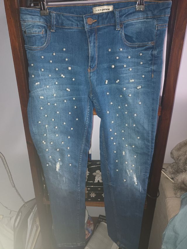 Vaqueros elásticos.