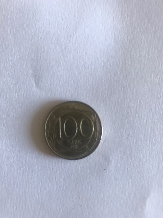 Moneta 100 lire Turrita del 1993