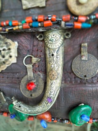 Bolso joya bereber. Marruecos vintage.