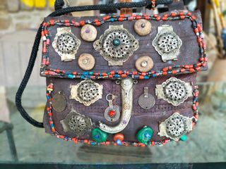 Bolso joya bereber. Marruecos vintage.