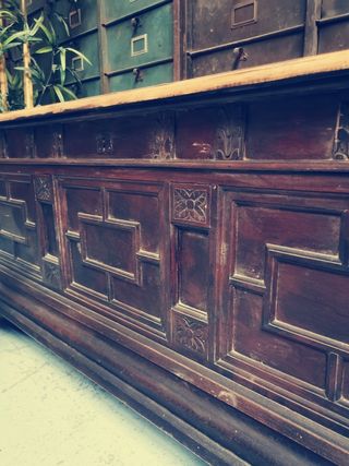 baúl antiguo madera.