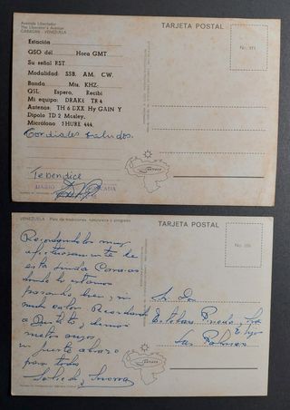 PU/041 Postales antiguas Venezuela