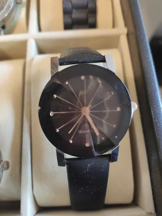 Reloj correa marrón de goma