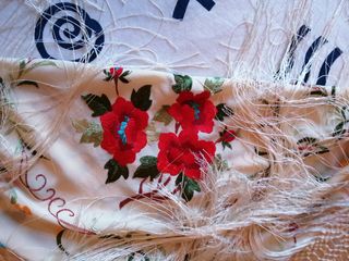 manton de Manila antiguo