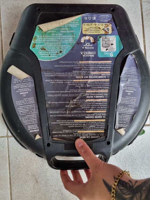 catene da neve in perfette condizioni