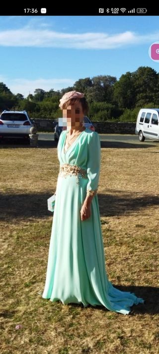 vestido de madrina , talla M /40