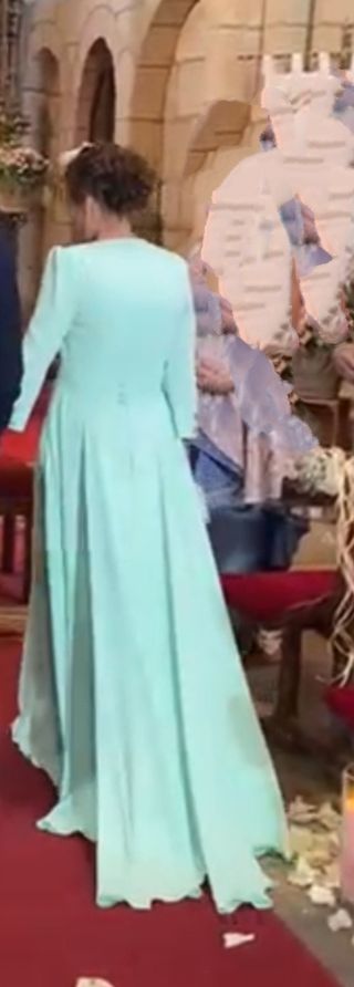 vestido de madrina , talla M /40