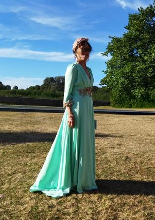 vestido de madrina , talla M /40