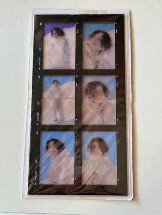 BTS JUNGKOOK WINTER PACKAGE 2021 FILM STRIP