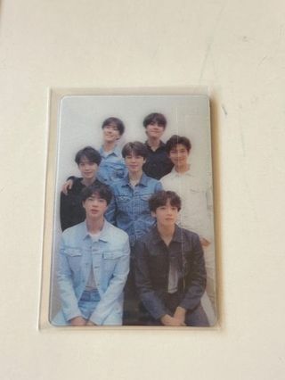 BTS LENTICULAR PHOTOCARD TEAR