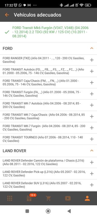 Sensor marcha atrás ford