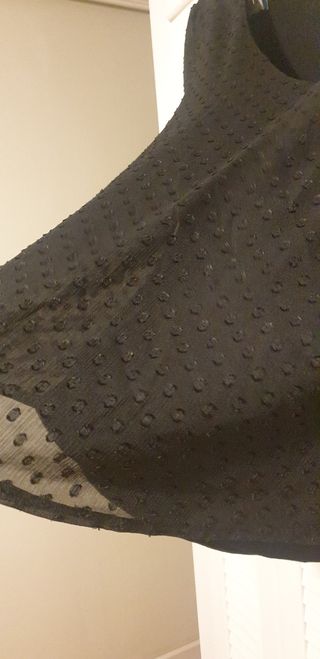 Blusa negra manga larga