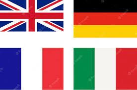 Inglés, Alemán, Francés o Italiano