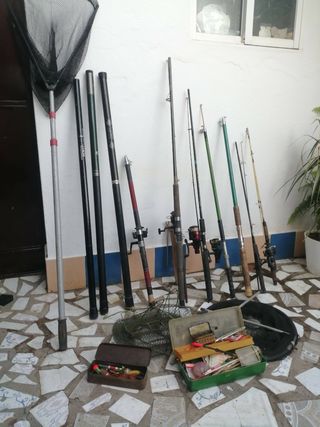 Cañas de pescar 