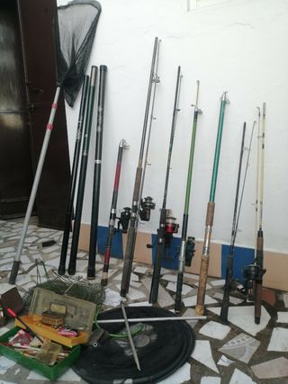 Cañas de pescar 