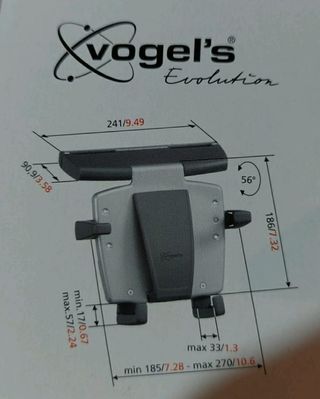 Soporte tablet reposacabezas coche. Marca Vogels