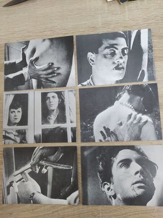 Postales película Un perro andaluz, de Luis Buñuel