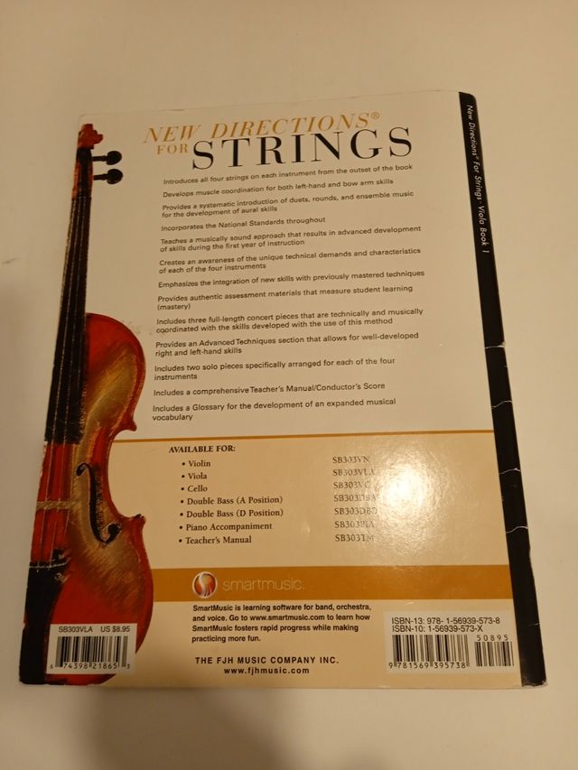new directions for strings. viola book 1