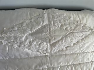 Colcha blanca para cama de 135 cm
