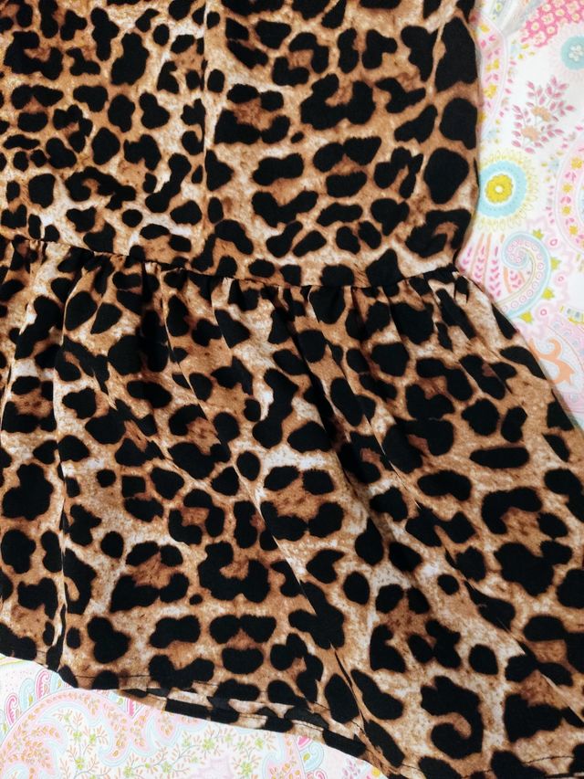 Vestido leopardo