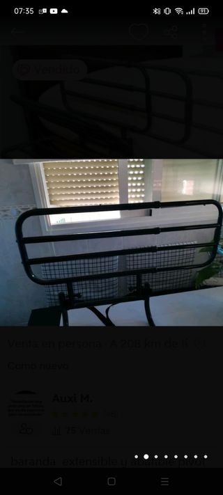 Baranda para cama