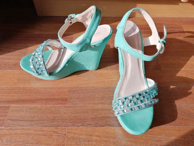 Sandalo con tacco gioiello