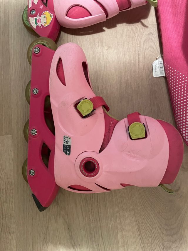 Patines rosa oxelo