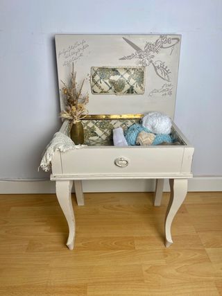 Mesita costurero vintage