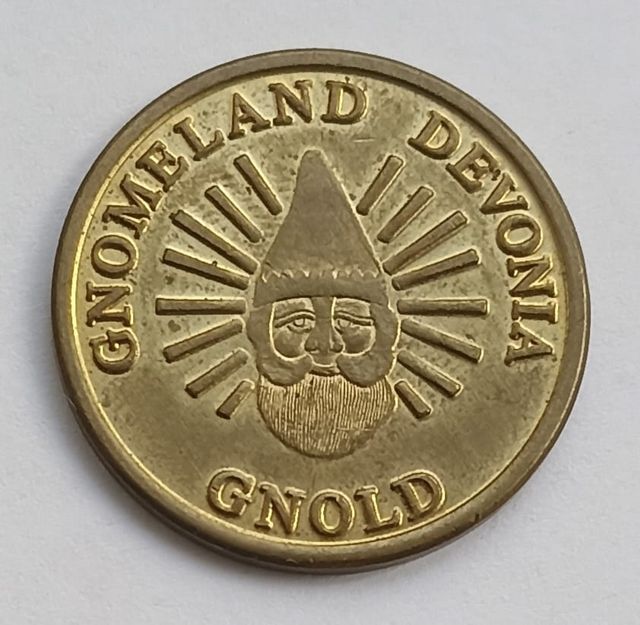 Moneda Token Gnome Land Devonia Reino Unido