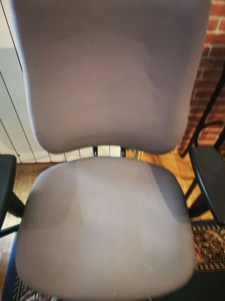 2 sillas ruedas escritorio