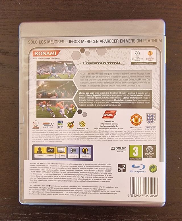 PES 2011 PS3 Pro Evolution Soccer