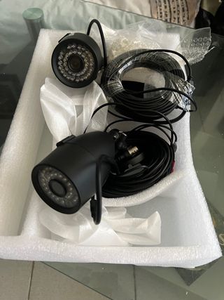 2 Camara vigilancia +Cable 15 metro 