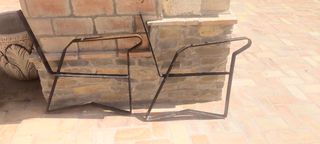 Patas banco jardín laterales hierro